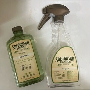 Sol-u-guard concentrated disinfectant with spray bottle